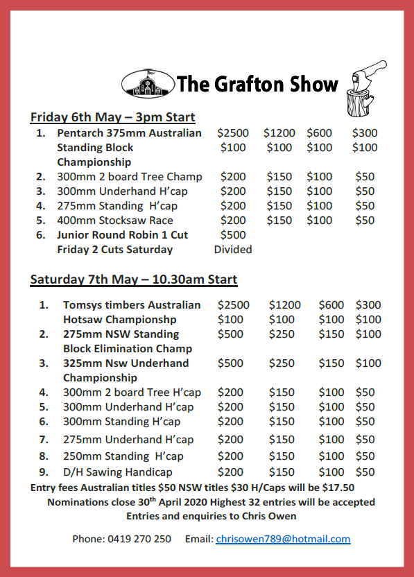 Grafton Show 2024 Clarence Pastoral & Agricultural Society Ltd